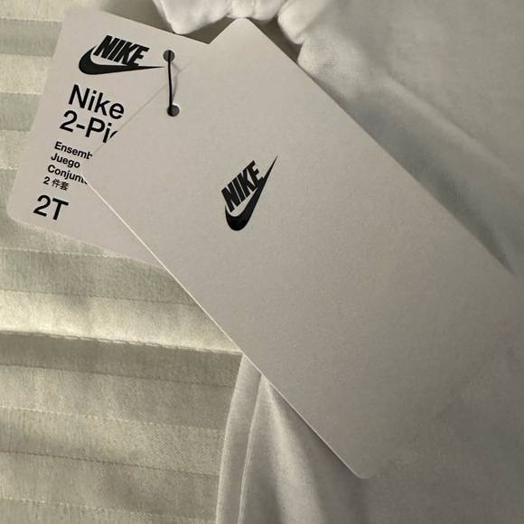 Nike White and Light Blue Kids Set - Picture 7 of 7